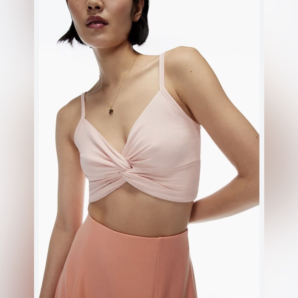 Wilfred (Aritzia) ‘Bay’ Twist Front Tank